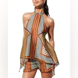 MISA LOS ANGELES | halter top & short set